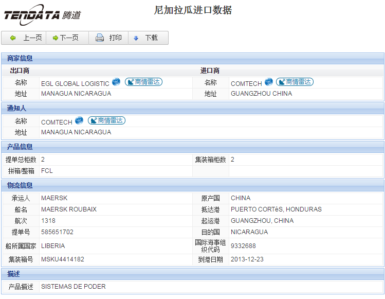 海关数据,进出口数据,进口数据,evo真人视讯,贸易,尼加拉瓜
